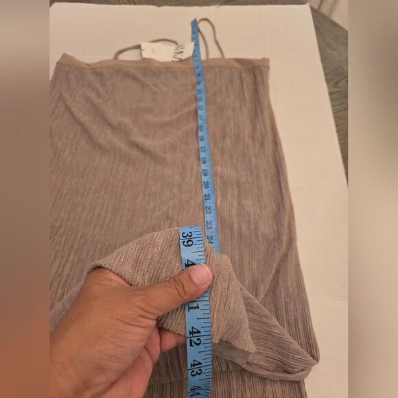 NWT Zara Pleated Basic Dress Size XL - Picture 8 of 13